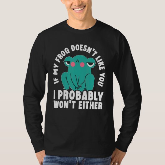 Gewerveld Amfibie Exotisch Dier Kikker T-shirt (Voorkant)