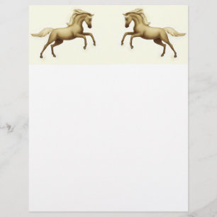 Gewervelde paarden Letterhead