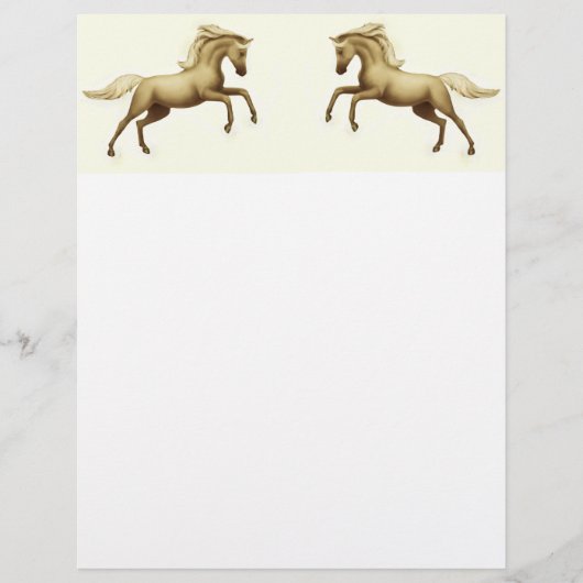 Gewervelde paarden Letterhead (Voorkant)