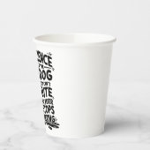 geweten papieren bekers (Links)