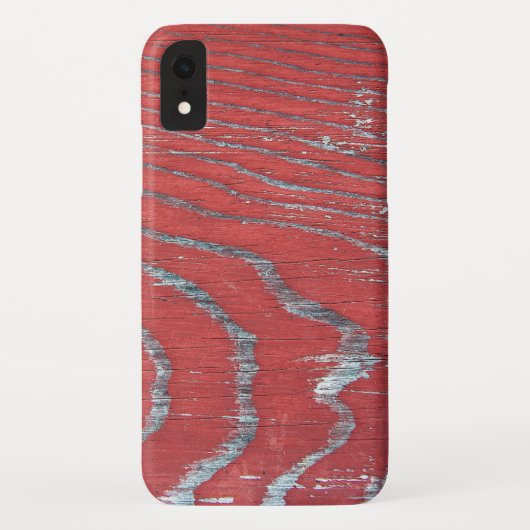 gewetherde rode verf op hout Case-Mate iPhone case (Achterkant)