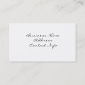 gewethered dock board Thunder_Cove Visitekaartje (Achterkant)