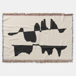 Geweven Abstracte Kunst Tweezijdige Deken