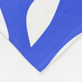 geweven Apple silhouetten: met de hand getekend pa Fleece Deken (Hoek)