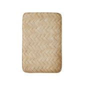 Geweven Bamboe Abstracte Textuur Achtergrond. Badmat (Voorkant Verticaal)