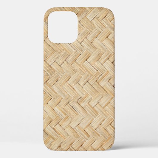 Geweven Bamboe Abstracte Textuur Achtergrond. Case-Mate iPhone Case (Achterkant)