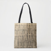 Geweven bamboe tote bag (Voorkant)