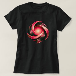 Geweven Boog Embleem Grafisch | Moderne Luxe Abstr T-shirt