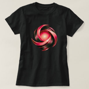 Geweven Boog Embleem Grafisch Moderne Luxe Abstr T-shirt
