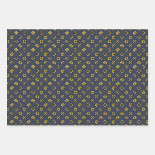 Geweven Clockwork Wrapping Paper Set (Voorkant 2)