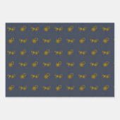 Geweven Clockwork Wrapping Paper Set (Voorkant)