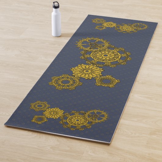 Geweven Clockwork Yoga Mat (In situ)