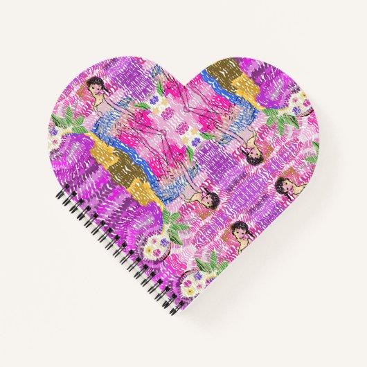 geweven fantasie notitieboek (Voorkant)