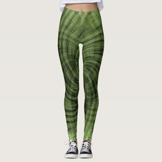 Geweven gras... leggings (Voorkant)
