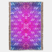 Geweven Harmonie Patroon Gooi Deken (Voorkant Verticaal)