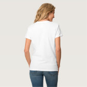 Geweven hart Neutrois Pride Vlag Groen Zwart Wit T-shirt (Achterkant volledig)