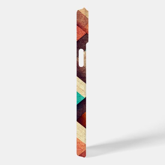 Geweven hout Abstract Case-Mate iPhone Case (Achterkant / Rechts)