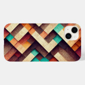 Geweven hout Abstract Case-Mate iPhone Case (Achterkant (horizontaal))