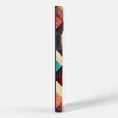 Geweven hout Abstract iPhone Hoesje (Rechterkant)
