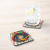 Geweven in eenheid bier onderzetter (Rechterzijde)