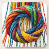 Geweven in eenheid bier onderzetter (Voorkant)