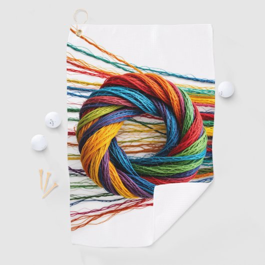 Geweven in eenheid golfhanddoek (Insitu)