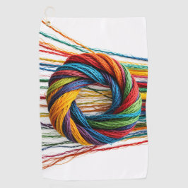 Geweven in eenheid golfhanddoek