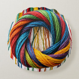 Geweven in eenheid rond kussen