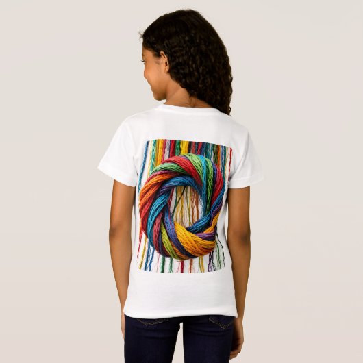 Geweven in eenheid t-shirt (Achterkant volledig)