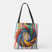 Geweven in eenheid tote bag (Achterkant)