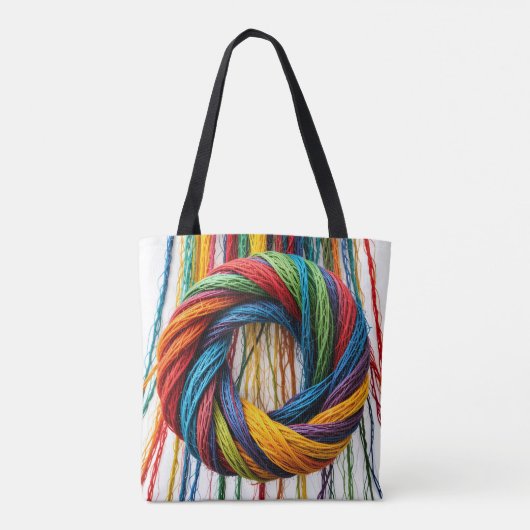 Geweven in eenheid tote bag (Achterkant)