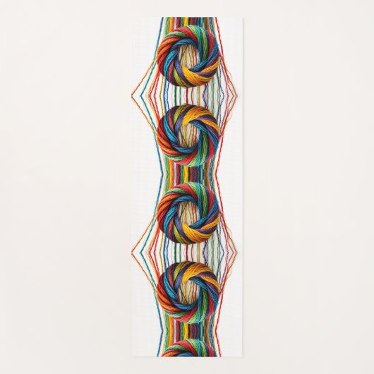 Geweven in eenheid yogamat (Voorkant)