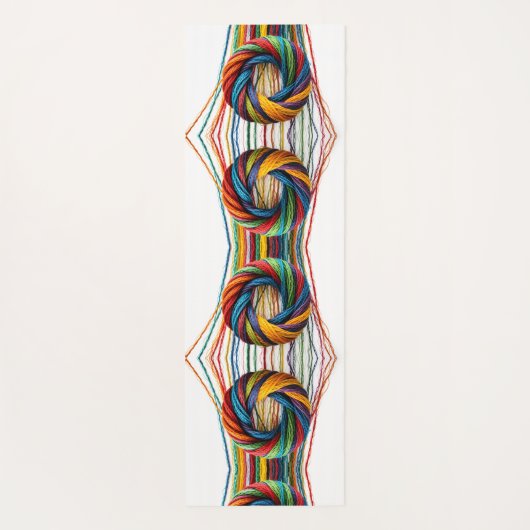 Geweven in eenheid yogamat (Achterkant)