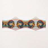 Geweven in eenheid yogamat (Voorkant (horizontaal))