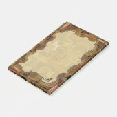 Geweven Lijst, aangepast Initiaal Post-it® Notes (Schuin)