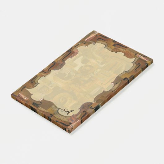 Geweven Lijst, aangepast Initiaal Post-it® Notes (Schuin)