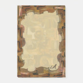 Geweven Lijst, aangepast Initiaal Post-it® Notes (Voorkant)