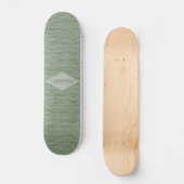 Geweven look Design Green HAMbWG Skateboard (Voorkant)
