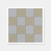 Geweven Low-key Goud en Zilver Grafisch Patroon Servet (Voorkant)