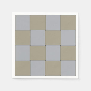 Geweven Low-key Goud en Zilver Grafisch Patroon Servet