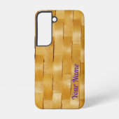 Geweven mand - samsung galaxy hoesje (Achterkant)