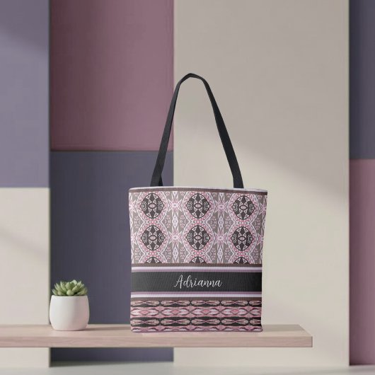 Geweven Mandala's Tote Bag