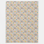 Geweven Mediterraan Bed Gooi Kust Kleurtinten Fleece Deken (Voorkant)