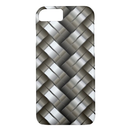 Geweven metalen patroon Case-Mate iPhone case (Achterkant)