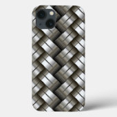 Geweven metalen patroon Case-Mate iPhone case (Achterkant)