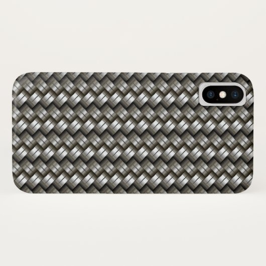 Geweven metalen patroon Case-Mate iPhone case (Achterkant (horizontaal))