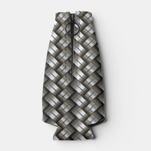 Geweven metalen patroon flesjeskoeler (Achterkant)