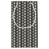 Geweven metalen patroon klein cadeauzakje (Achterkant)