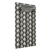 Geweven metalen patroon mini klembord (Schuin)