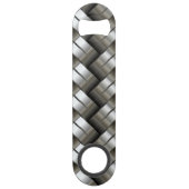 Geweven metalen patroon speed flessenopener (Achterkant)